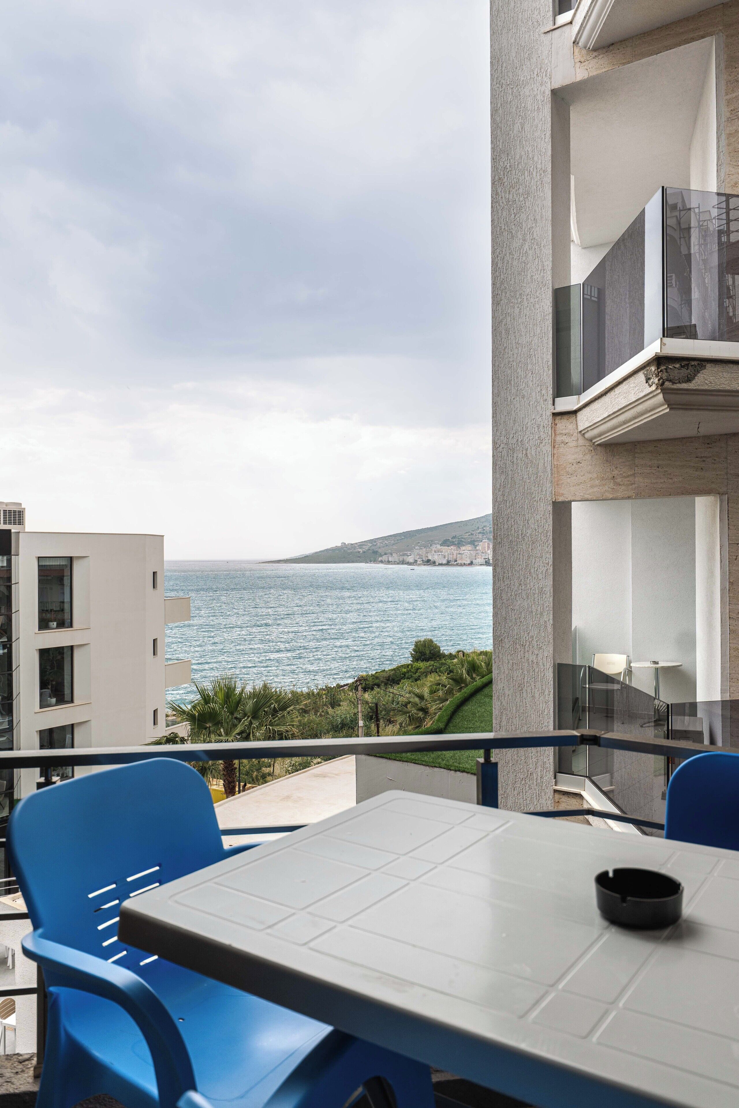 Apartment, Balkon, eingeschränkter Meerblick | Ausblick vom Zimmer