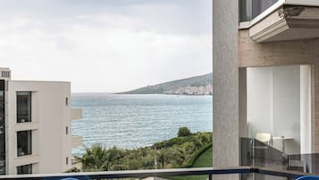 Apartment, Balkon, eingeschränkter Meerblick | Ausblick vom Zimmer