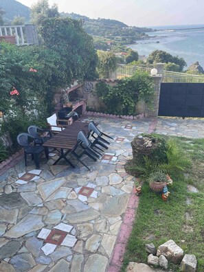 Villa, 3 chambres, fumeurs, balcon | Terrasse/Patio