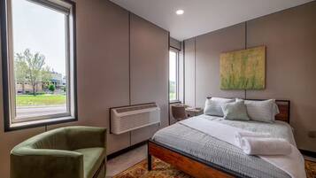 1 chambre, fer et planche Ă repasser, Wi-Fi, draps fournis