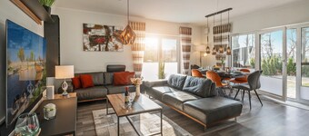 5 star apartment for 6 persons, ground floor with fenced garden