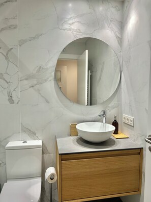 Regadera, amenidades de baño ecológicas, secadora de cabello, toallas