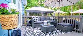 Premier Homestead Retreat on 1.5 Acres: Spa, Gym, Firepit, Chickens, King, Pets