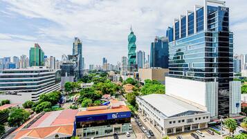 Blick von der Unterkunft