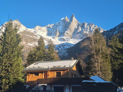 🏔️  Chalet Isatis   **** Chamonix /Praz, Bois avec vue panoramique exceptionnelle