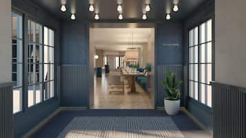 Blick von der Unterkunft