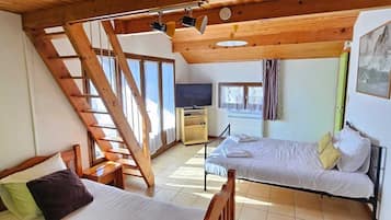 4 bedrooms, iron/ironing board, WiFi, bed sheets