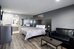 ห้องสแตนดาร์ด, เตียงคิงไซส์ 1 เตียง | พื้นที่ทำงานแบบใช้แล็ปท็อป, ผ้าม่านกันแสง, ห้องเก็บเสียง