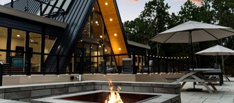 Epic A-Frame Retreat | Rooftop, Theater, Hot Tub + Sauna