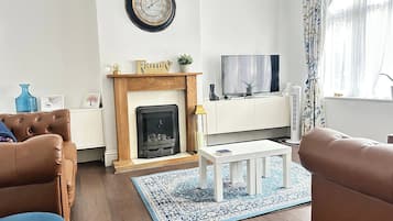 House | Living area | Fireplace