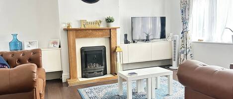 Huis | Woonruimte | Een open haard