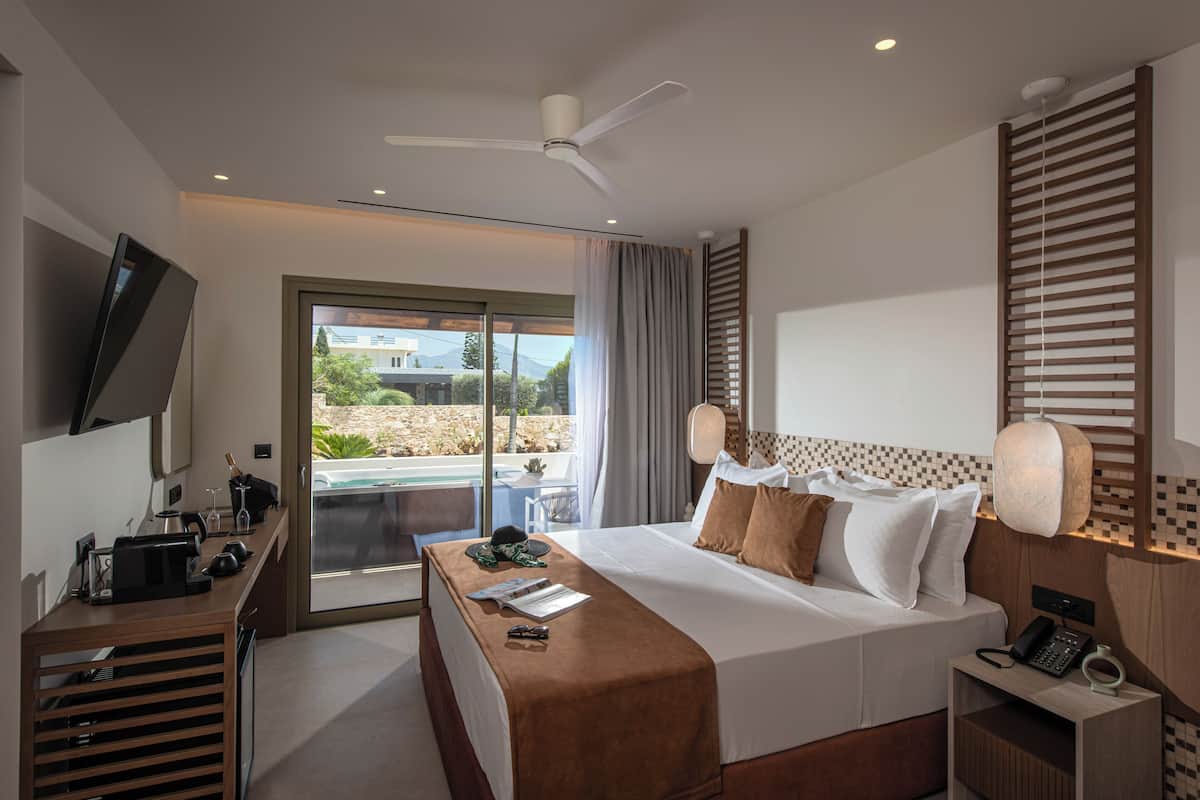Suite de lujo, patio, vista al mar | Wifi gratis