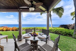 Condo, nhiều giường (Keauhou Kona Surf & Racquet Club#1-10) | Khu ẩm thực ngoài trời