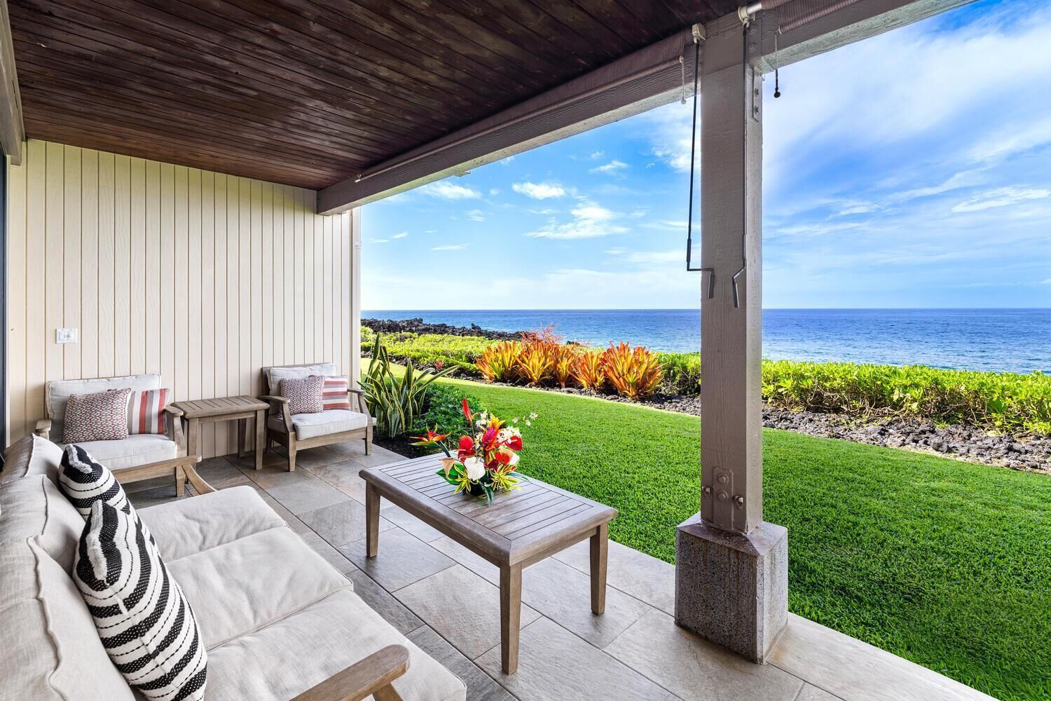 Condo, Multiple Beds (Keauhou Surf & Racquet Club#1-101) | Terrace/patio