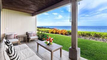 Condo, Multiple Beds (Keauhou Surf & Racquet Club#1-101) | Terrace/patio