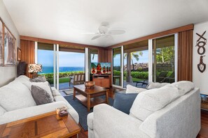 Appartement, Meerdere bedden (Keauhou Kona Surf & Racquet Club#1-10) | Woonruimte