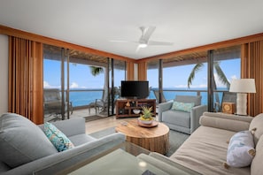 Condo, várias camas (Keauhou Kona Surf & Racquet Club#4-20) | Área de estar