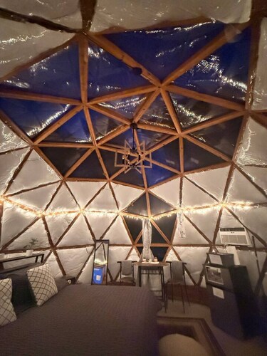 Glamping Dome/Pet Friendly/Hot Tub/Mins to Beach