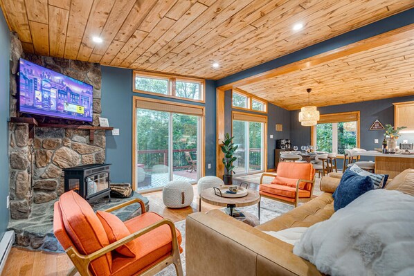 Smart TV, table football, computer monitors