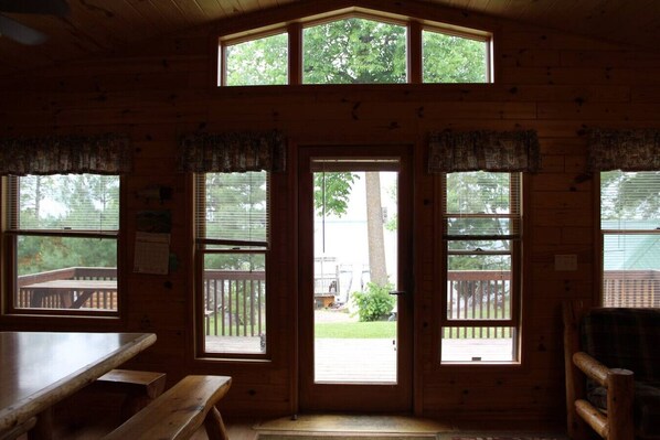 Interior - Cabin 5 - Modern Cabin with A/C and lake views - Fully handicap accessible (Deer River)