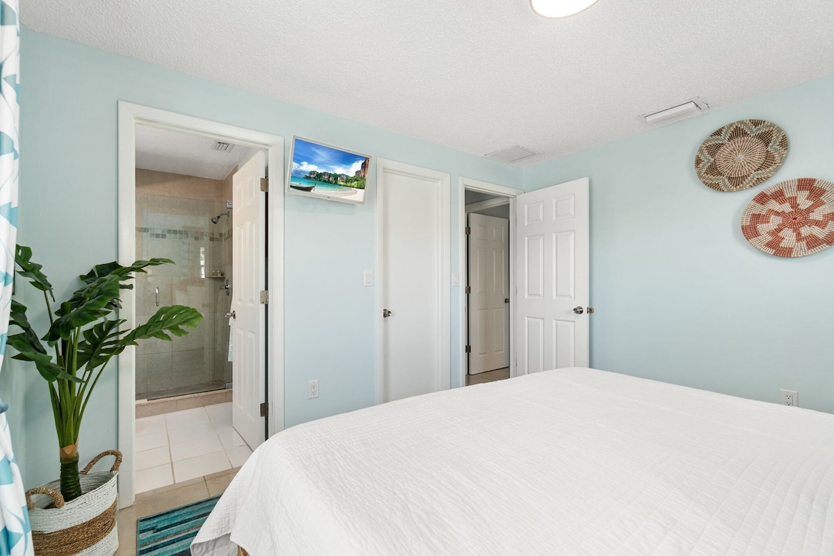 Photo 16 of NEW! Beach Home w/Saltwater Pool, Bike 2 Beach, BBQ