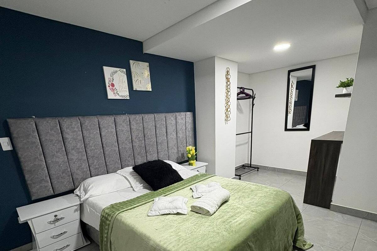 Basic Apartment | Individually furnished, desk, laptop workspace, free WiFi