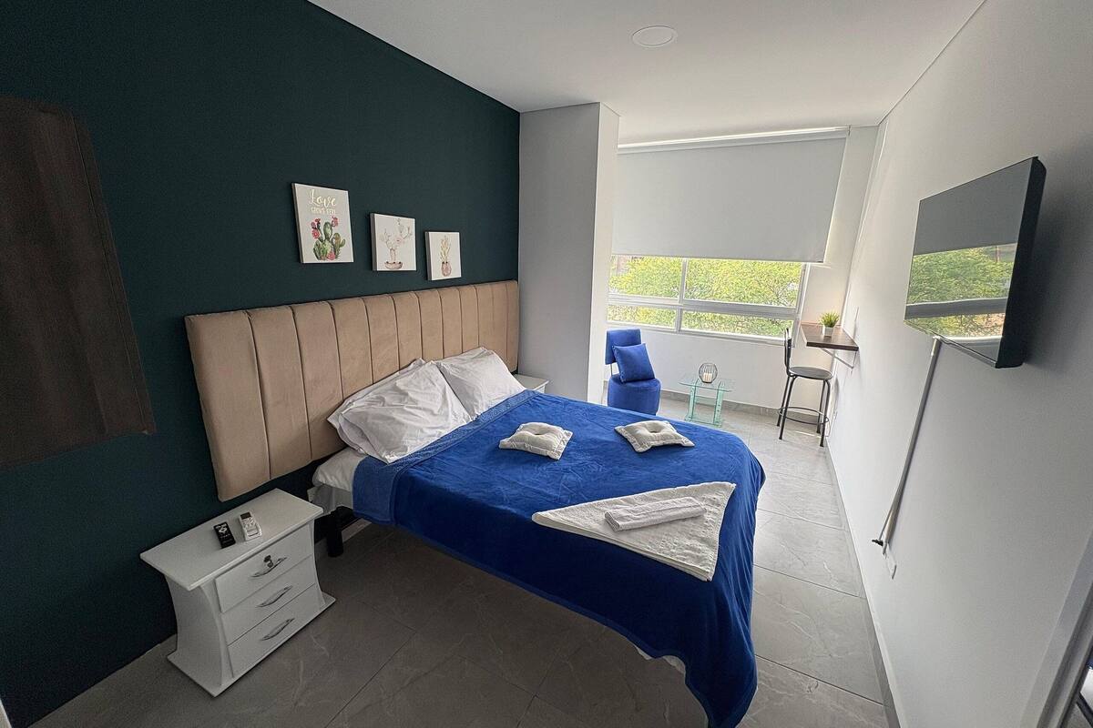 Romantic Apartment | Individually furnished, desk, laptop workspace, free WiFi