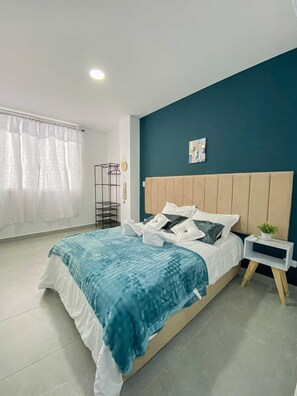 Appartement, balcon | Accès au Wi-Fi (inclus)