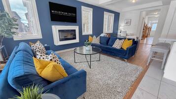 TV connectée, cheminée