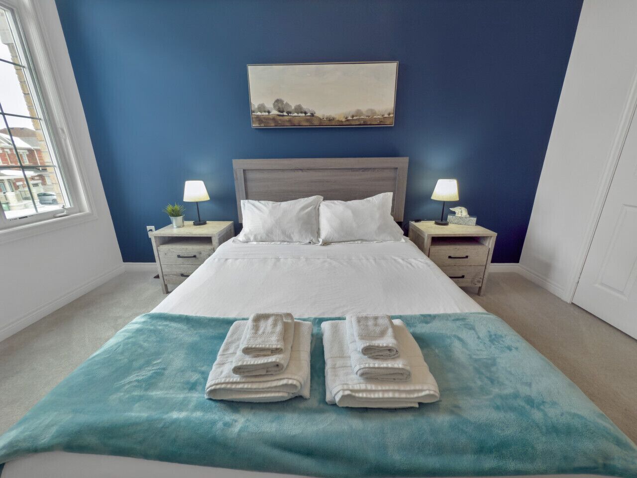 Desk, iron/ironing board, travel crib, free WiFi