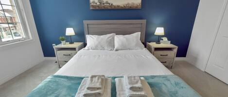 Desk, iron/ironing board, travel crib, free WiFi