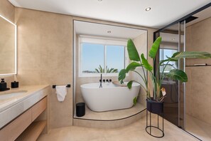 Suihku, hiustenkuivaaja, pyyhkeet