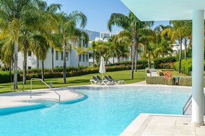 Indoor pool, a heated pool