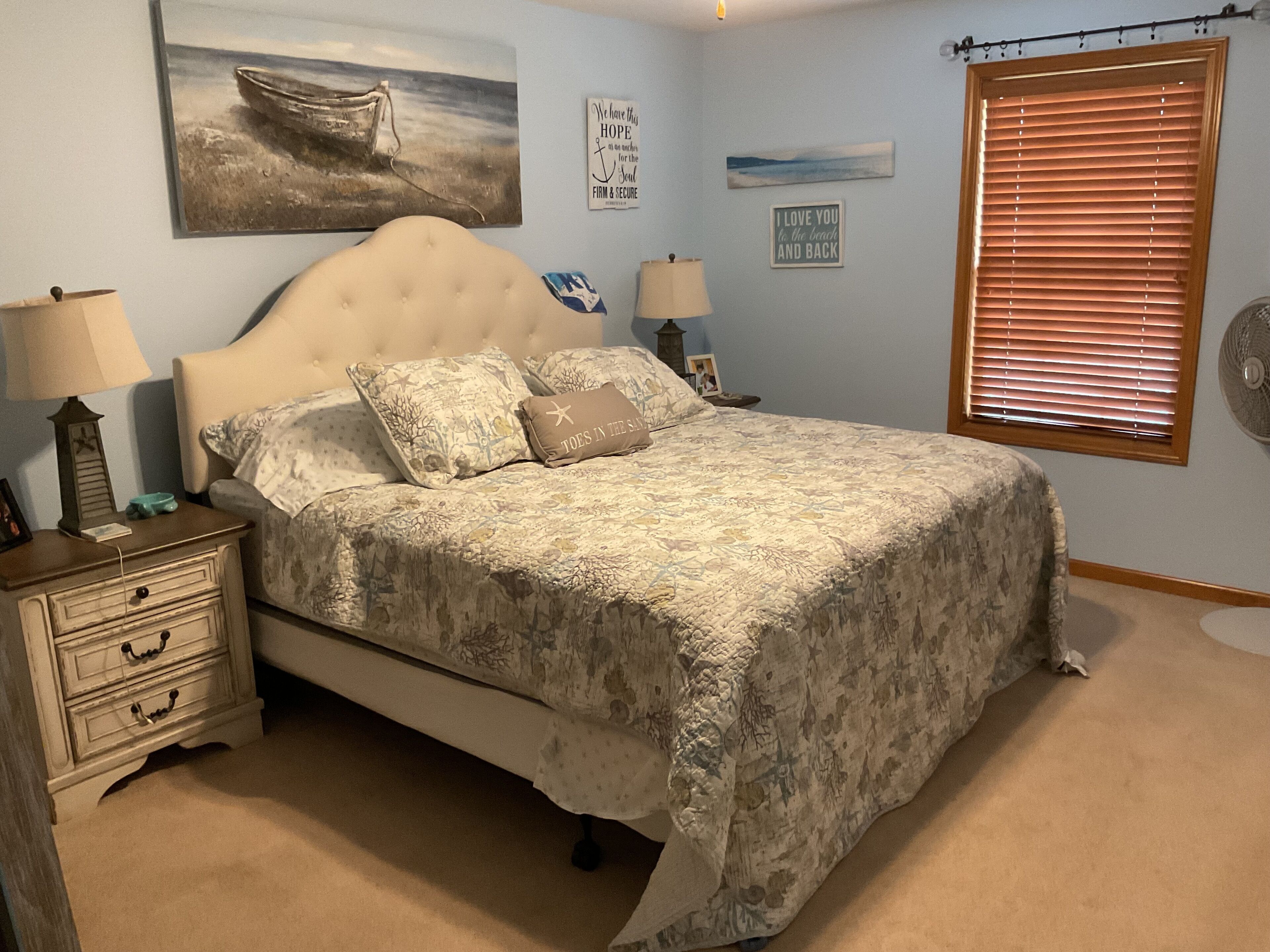 3 bedrooms, desk, iron/ironing board, free WiFi