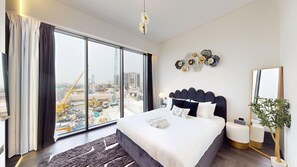 1 غرفة نوم ومكواة/لوح كي وواي فاي مجانًا وملاءات أسرّة