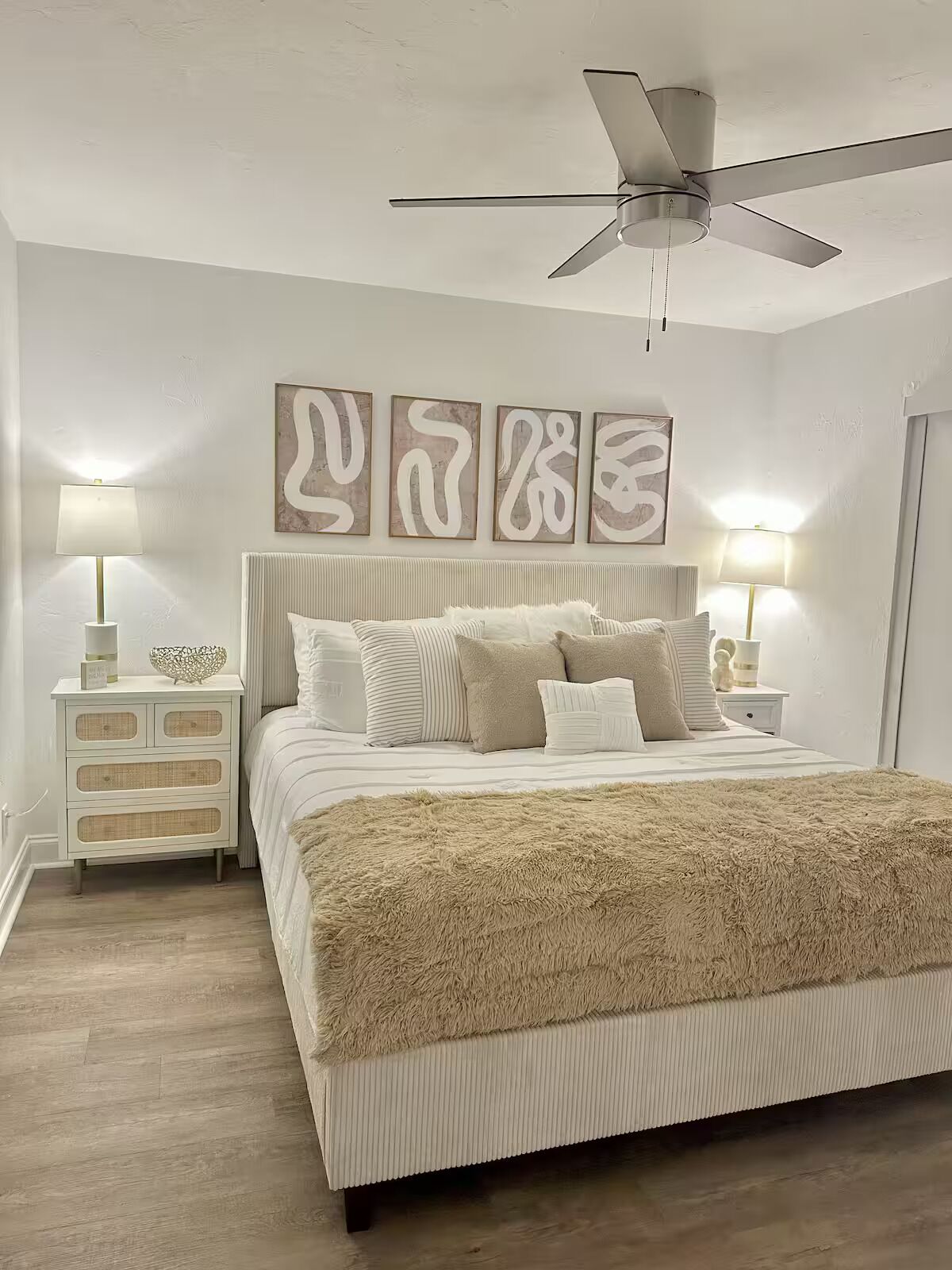 2 bedrooms, desk, iron/ironing board, free WiFi
