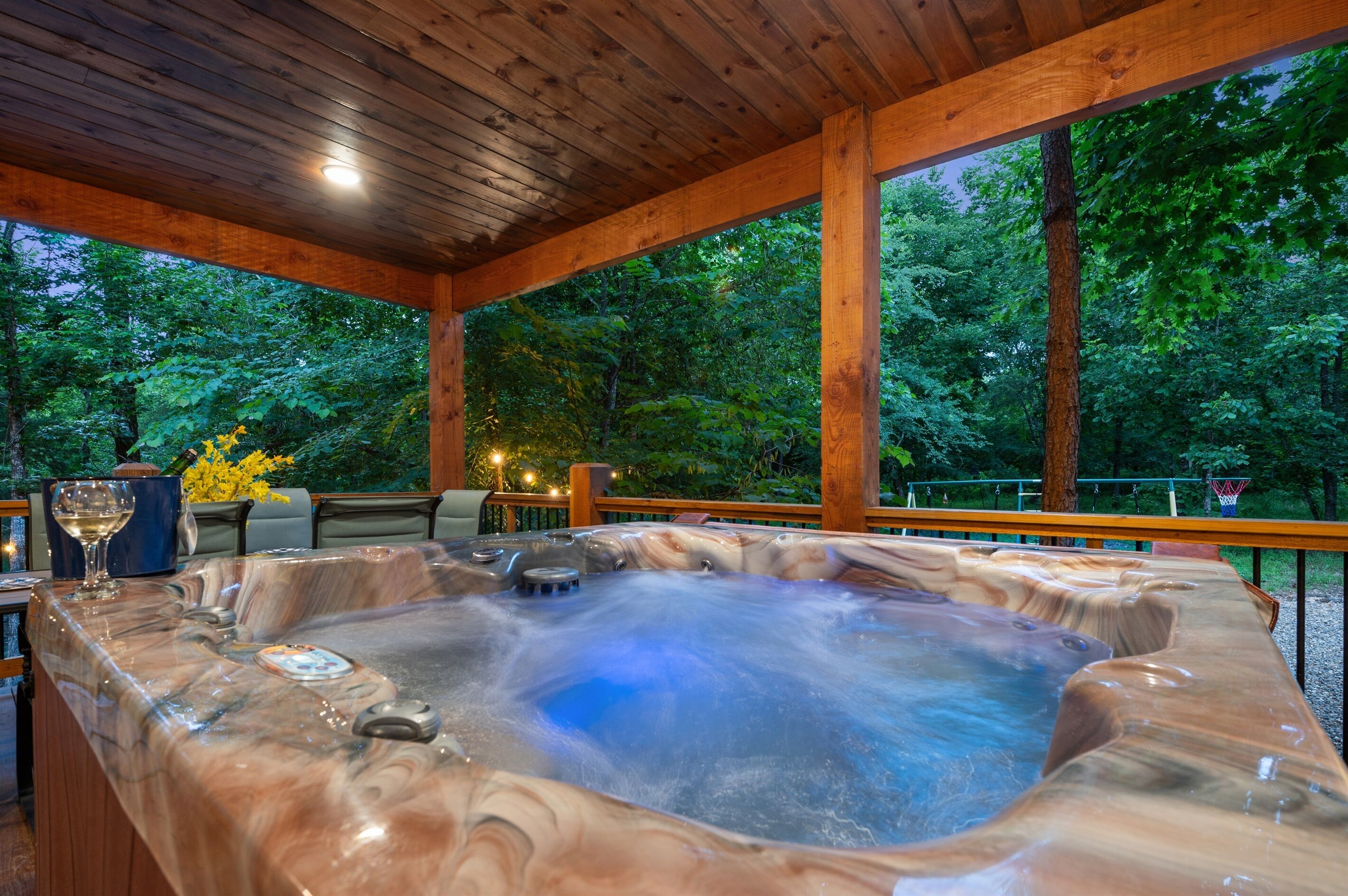 Bain à remous extérieur