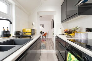 Microwave, oven, stovetop