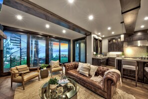 Smart TV, fireplace, books, stereo - Lakefront South Lake Tahoe Luxury Villa LUXE03 (South Lake Tahoe)