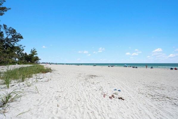 Tæt på stranden