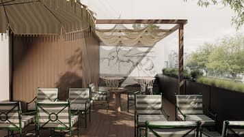 Café da manhã feito na hora todos os dias mediante uma taxa