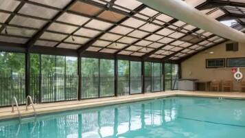 Indoor pool, outdoor pool