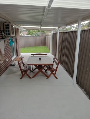 Outdoor dining