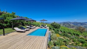 Pool - Villa w/ Magical Views of the Douro River Valley, Enjoy Wine Tours & Fine Dining (Provesende)