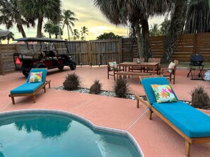 Pool - Golf Cart/Walk 2 the Beach, Private Pool & Firepit (Fort Pierce)