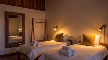 Chambre avec lits jumeaux | Couette en duvet d'oie, Wi-Fi gratuit, draps fournis
