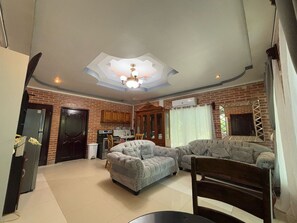 Comfort Suite, Sea View | Living area - Agua de Leon (Trujillo)