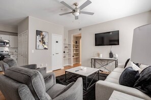 Smart TV, ping pong, computer monitors, printers