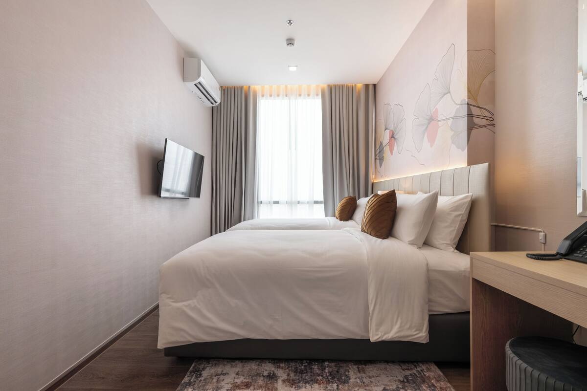 Suite Twin | Vue sur la ville