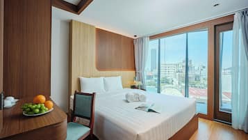 Uitzicht vanuit de kamer